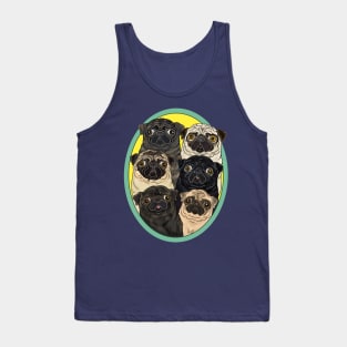 Six Pugs by FivePugs Designs Tank Top